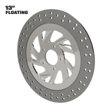 Villas 13" floating rotor in polished