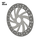 Villas 13" solid rotor in polished