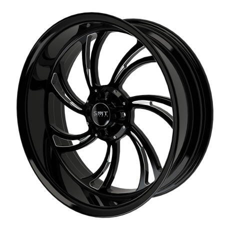 V Arm Harley Trike Black Double Cut Wheels