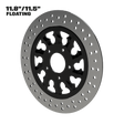 Warlord 11" Floating Rotor in Black
