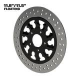 Warlord 11" Floating Rotor in Black