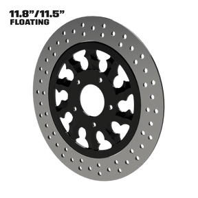 Warlord 11" Floating Rotor in Black