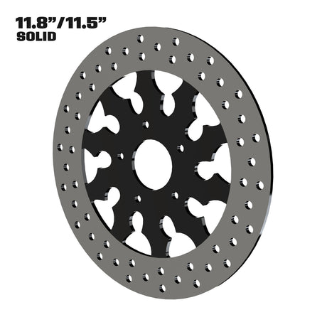 Warlord 11" Solid Rotor in Black