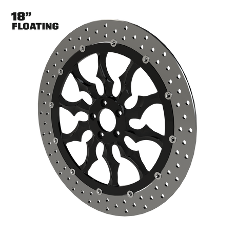 Warlord 18" Floating Rotor in Black