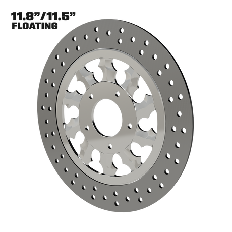 Warlord 11" Floating Rotor in Black