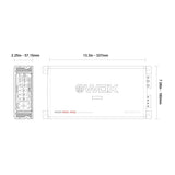 DB Drive WDX400.4G2 : Class A/B WDX 4 Channel Amplifier