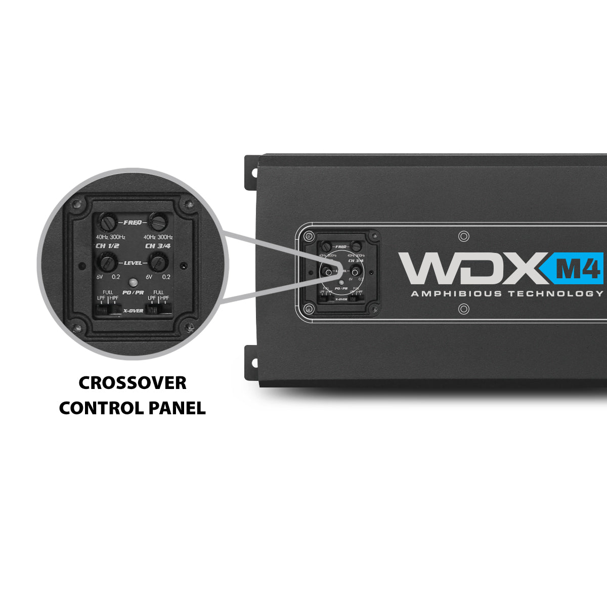 DB Drive WDX M4 : IPX6 Rated Marine 4-Channel Class D Amplifier