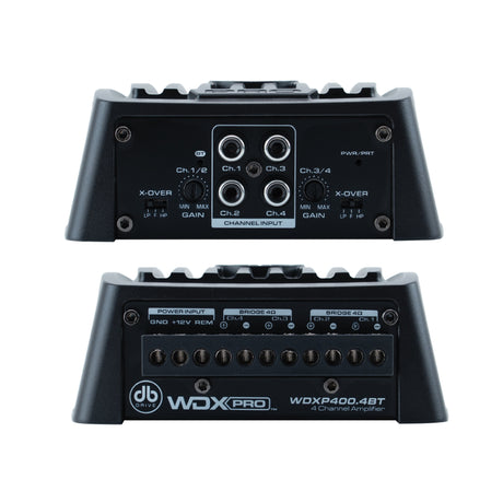 DB Drive WDX P400.4BT : CLASS D MINI POWERSPORTS 4-CHANNEL AMPLIFIER WITH BUILT IN BLUETOOTH RECEIVER