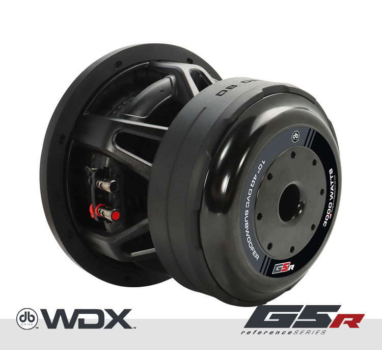 DB Drive WDX10G5R.2 : 10 in. Dual 2-Ohm Subwoofer
