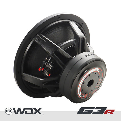 DB Drive WDX15G3R.4 : 15 in. Dual 4-Ohm Subwoofer