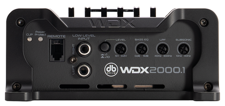 DB Drive WDX2000.1 : Mono Class D Amplifier