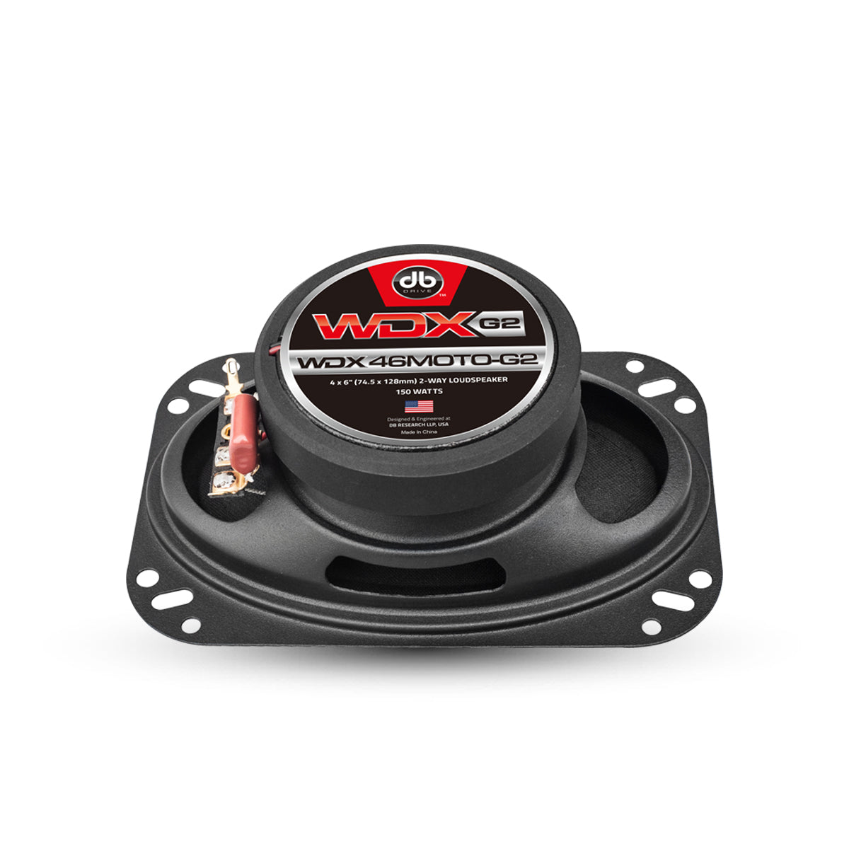 DB Drive WDX46MOTO-G2 : 4"×6" Moto 2-Way Loudspeaker (1 Pair)