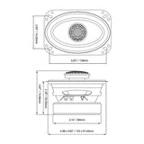 DB Drive WDX46MOTO-G2 : 4"×6" Moto 2-Way Loudspeaker (1 Pair)