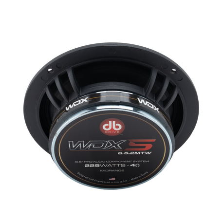 DB Drive WDX5-6.5-2MTW : WDX Shallow Mount 6.5" PRO Audio Component Kit