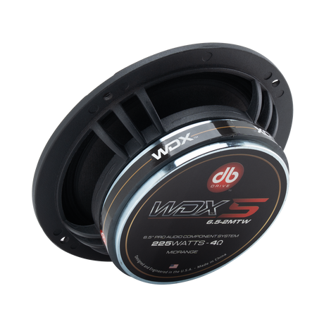 DB Drive WDX5-6.5-2MTW : WDX Shallow Mount 6.5" PRO Audio Component Kit