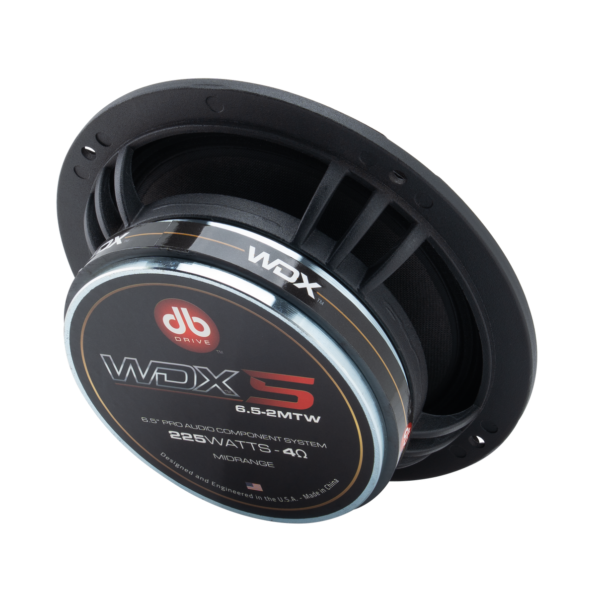 DB Drive WDX5-6.5-2MTW : WDX Shallow Mount 6.5" PRO Audio Component Kit