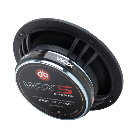 DB Drive WDX5-6.5-2MTW : WDX Shallow Mount 6.5" PRO Audio Component Kit