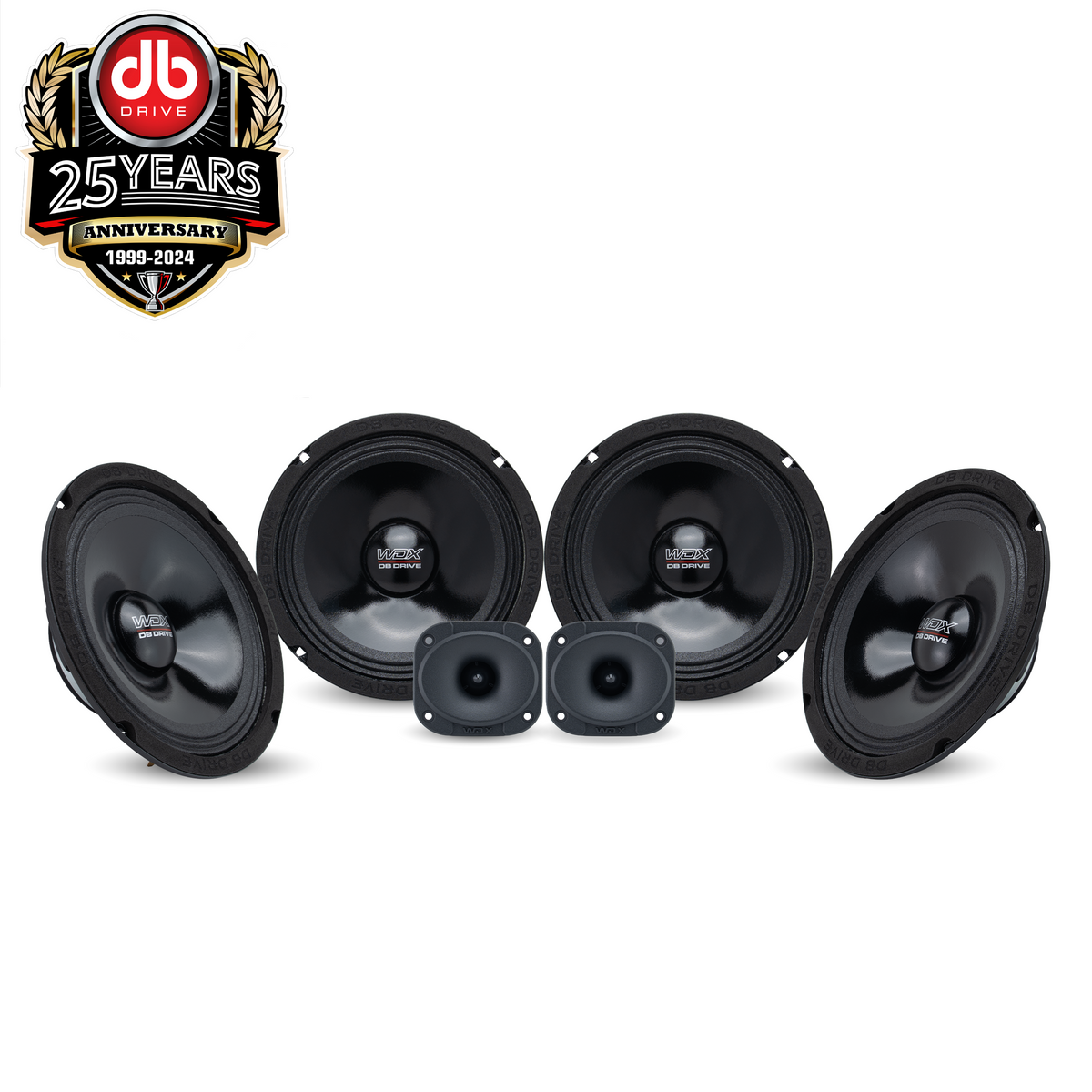 DB Drive WDX5N-6.5-4MTW : Quad NEO-6.5" PRO Audio Kit