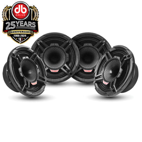 DB Drive WDX6MOTO-4CD : Quad 6.5" Moto 2-Way Loudspeakers W/Back Loaded Compression Driver