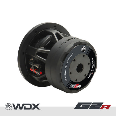 DB Drive WDX6.5G2R.2 : 6.5 in. Dual 2-Ohm Subwoofer