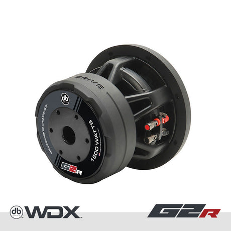 DB Drive WDX6.5G2R.4 : 6.5 in. Dual 4-Ohm Subwoofer