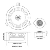 DB Drive WDX65C-JP : 6.5" Jeep Component Loudspeakers (1 Pair)