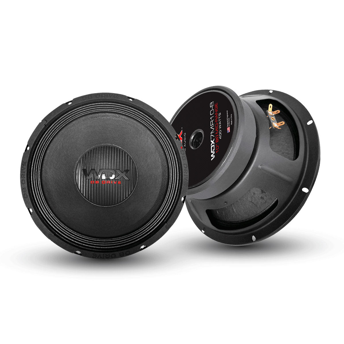 DB Drive WDX7MR10-8 : WDX 7 Series 10" PRO Audio Midrange (8-Ohm)