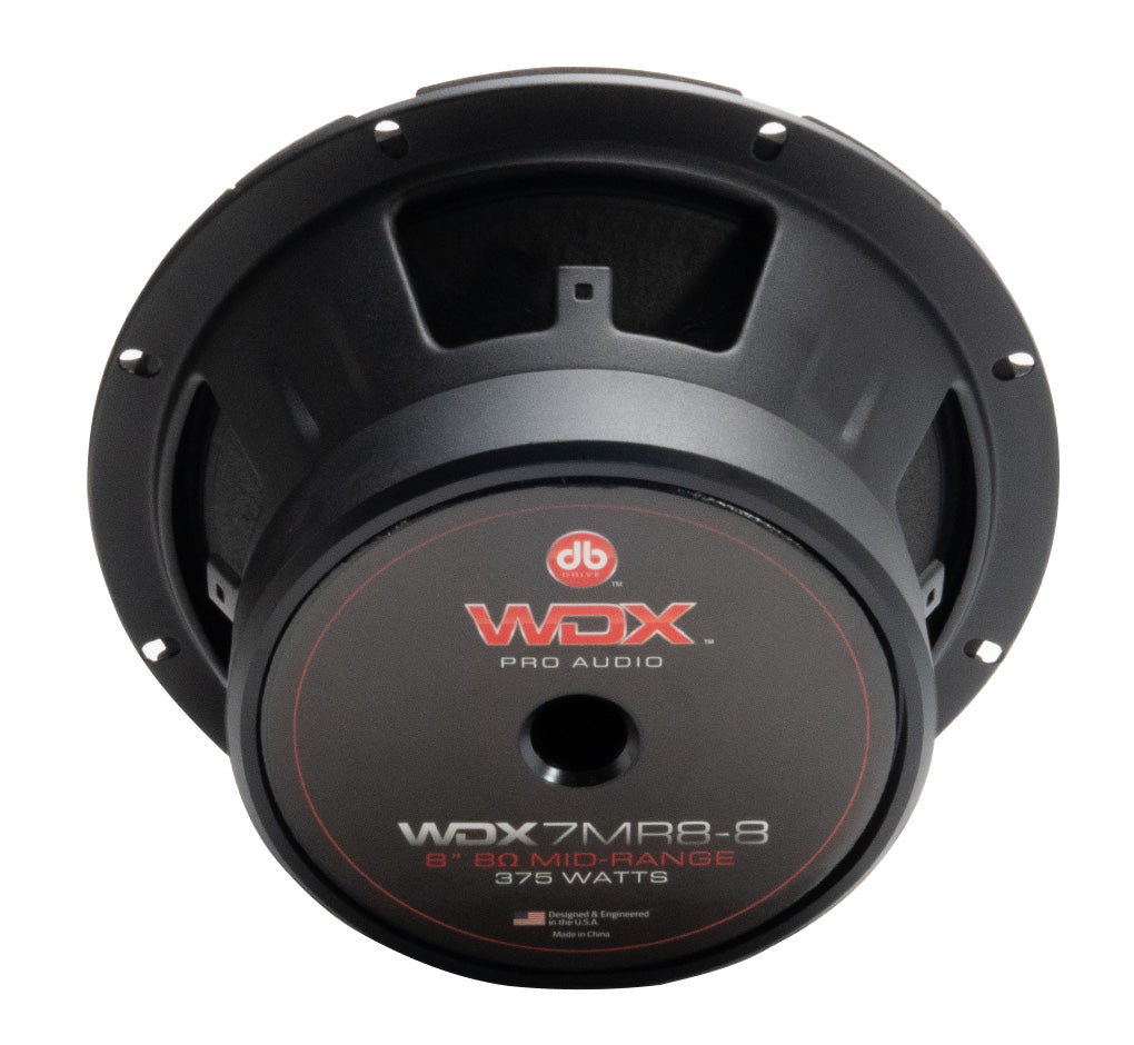 DB Drive WDX7MR8-8 : WDX 7 Series 8 in. PRO Audio Midrange (8-Ohm)