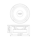 DB Drive WDX7MR8 : WDX 7 Series 8" PRO Audio Midrange