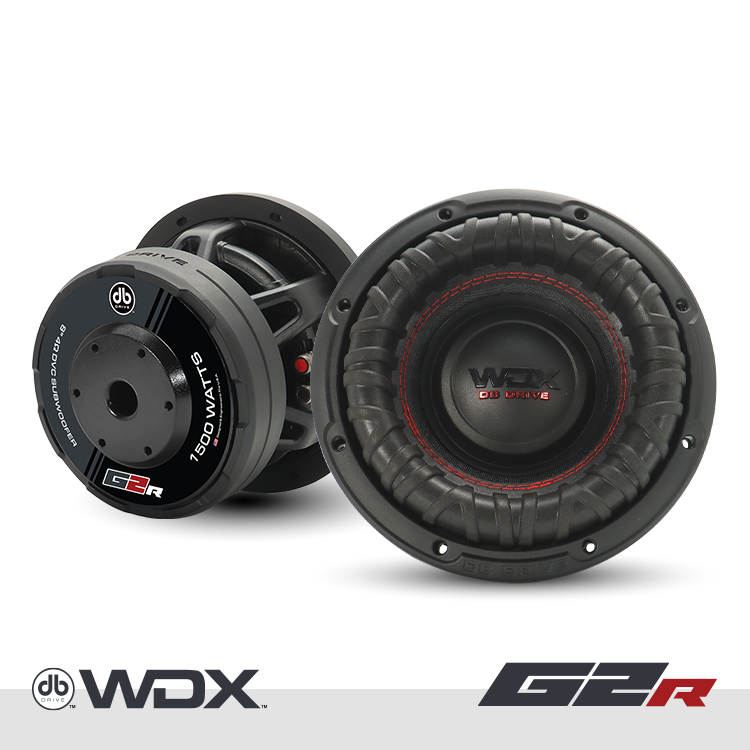 DB Drive WDX8G2R.4 : 8 in. Dual 4-Ohm Subwoofer