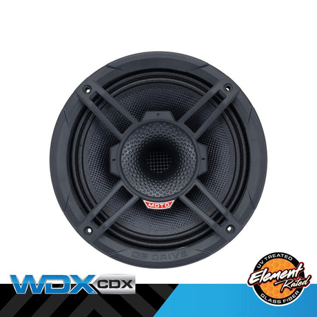 DB Drive WDX8MOTO-CDX : 8" 2-Way Loudspeaker W/Rear Mounted Comp. Driver w/glass fiber element rated cone (1 Pair)