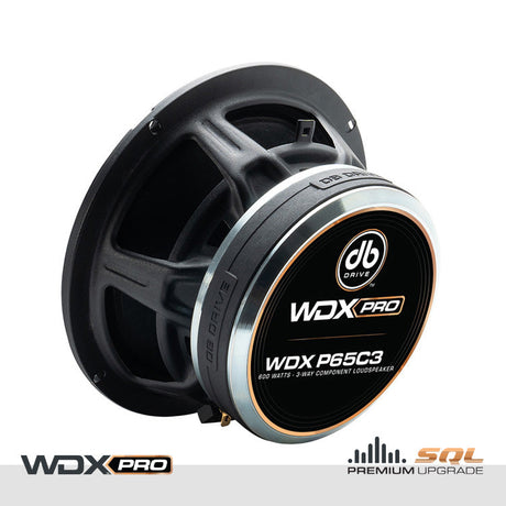 DB Drive WDX P65C3 : WDX PRO 6.5" 3-Way Component Loudspeaker