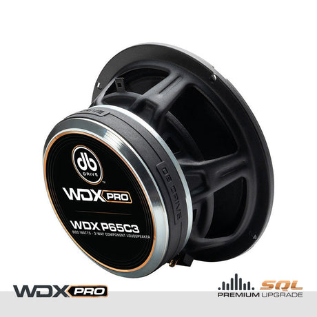 DB Drive WDX P65C3 : WDX PRO 6.5" 3-Way Component Loudspeaker