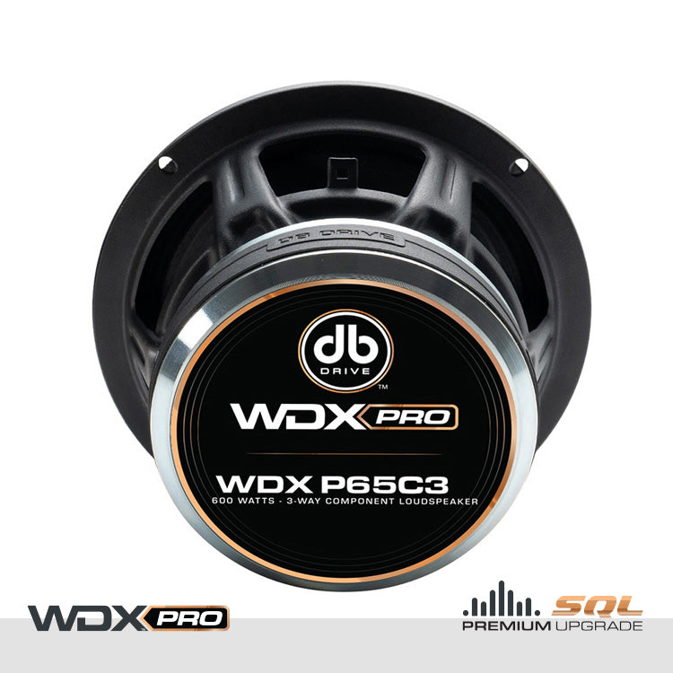DB Drive WDX P65C3 : WDX PRO 6.5" 3-Way Component Loudspeaker