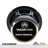 DB Drive WDX P65C3 : WDX PRO 6.5" 3-Way Component Loudspeaker