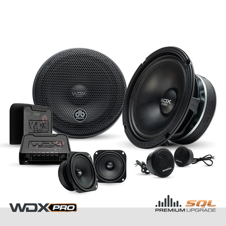 DB Drive WDX P65C3 : WDX PRO 6.5" 3-Way Component Loudspeaker
