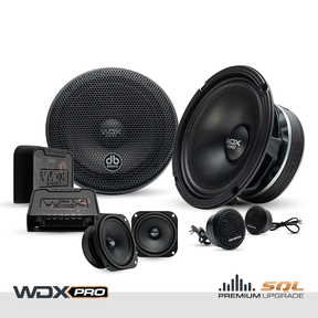 DB Drive WDX P65C3 : WDX PRO 6.5" 3-Way Component Loudspeaker