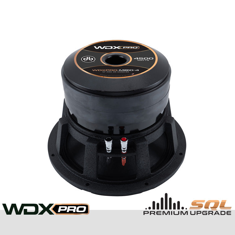 DB Drive WDXPRO-MB10-4 : 10" PRO Series Midbass