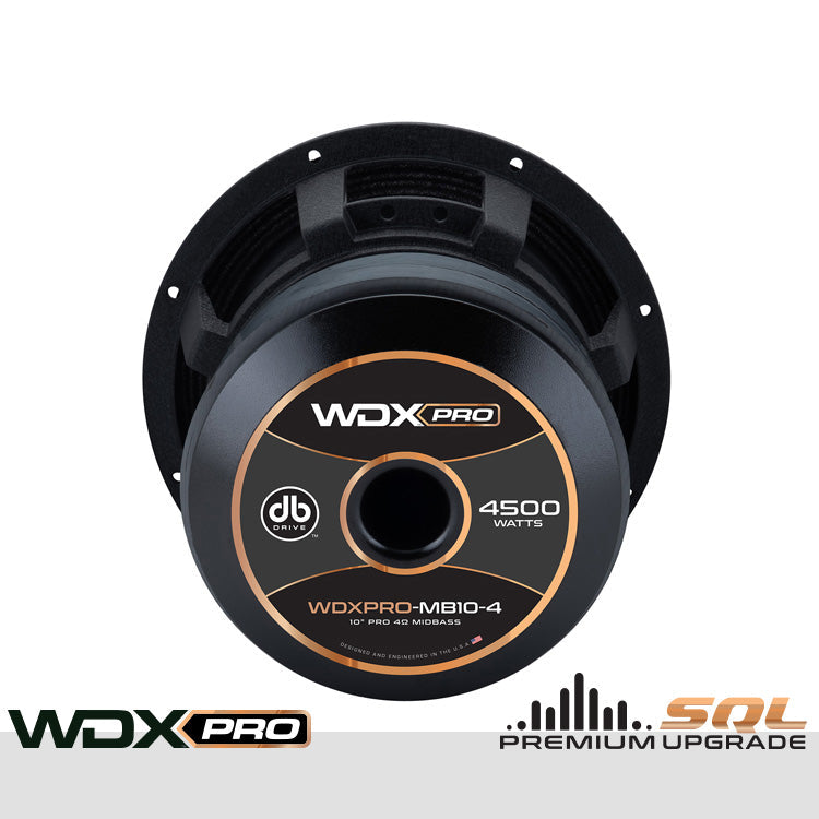 DB Drive WDXPRO-MB10-4 : 10" PRO Series Midbass