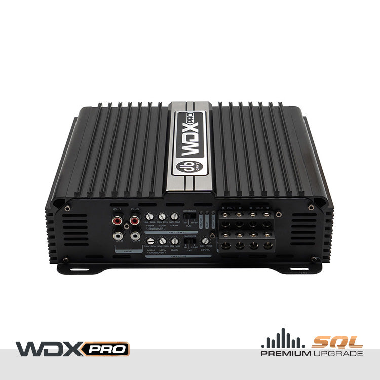 DB Drive WDX PRO1000.4 : 4-Channel Full-Range Class D Amplifier