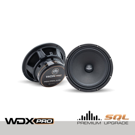 DB Drive WDXPRO4/6.8S: 6.5" Wide Frequency Range-Pro Audio Midrange, 1in KSV VC paper cone with cloth surround (Single)