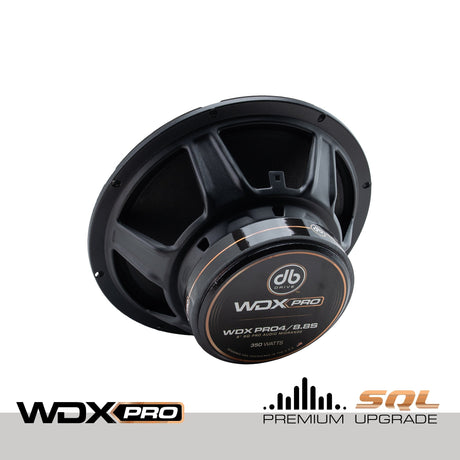 DB Drive WDXPRO4/8.8S: 8" Wide Freq Range-ProAudio midrange 1.2in KSV VC papercone w/cloth surround, Ferrite (Single)