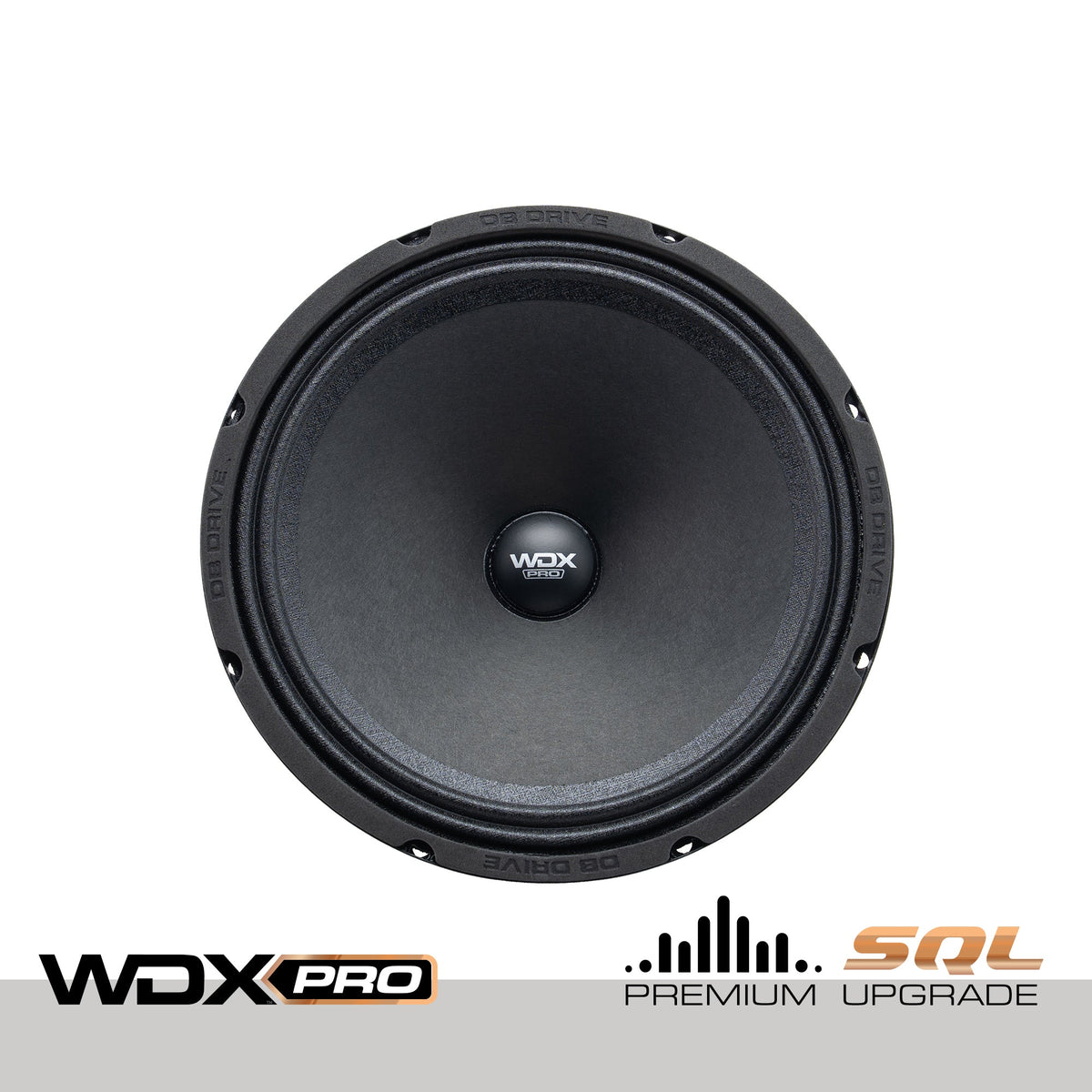 DB Drive WDXPRO4/8.8S: 8" Wide Freq Range-ProAudio midrange 1.2in KSV VC papercone w/cloth surround, Ferrite (Single)