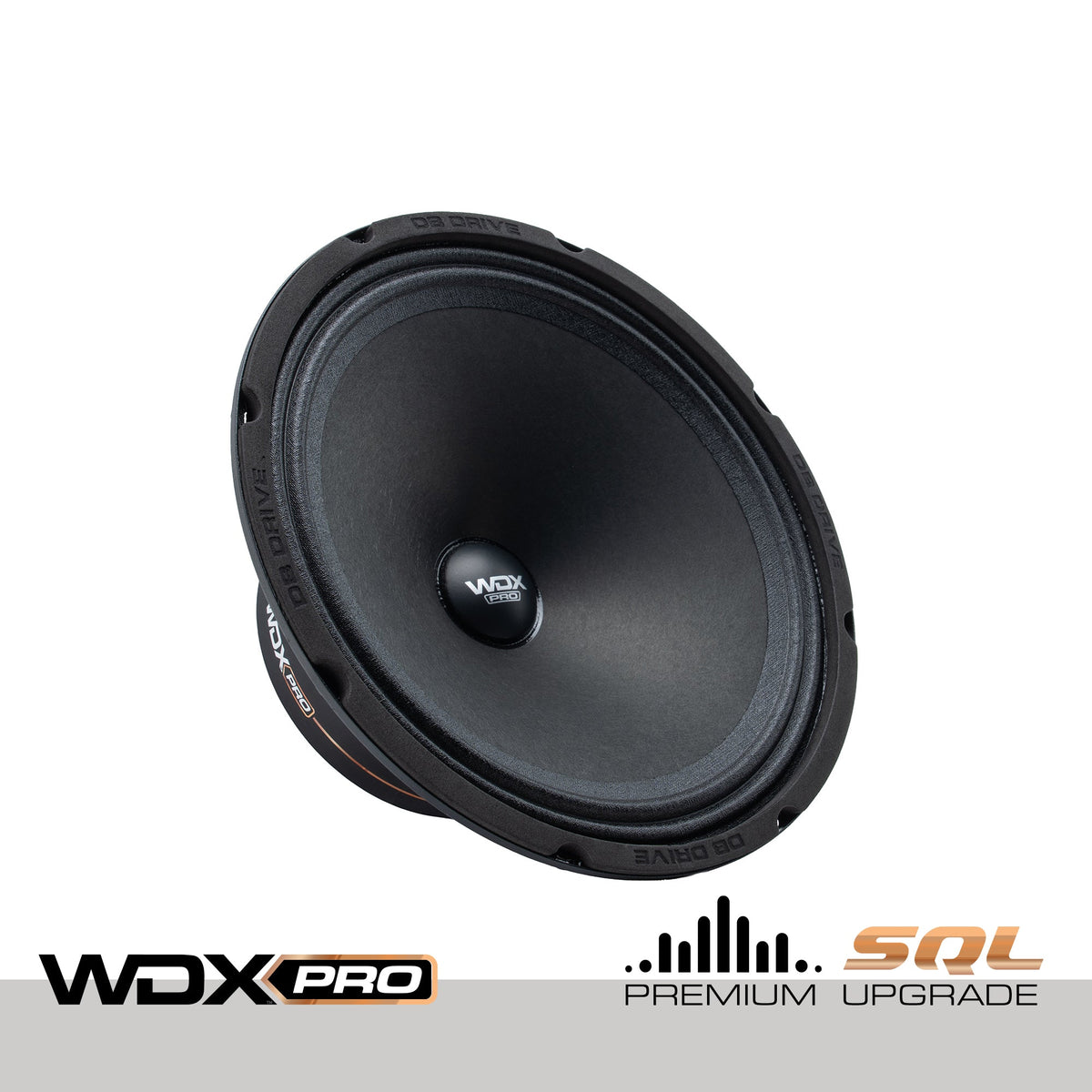 DB Drive WDXPRO4/8.8S: 8" Wide Freq Range-ProAudio midrange 1.2in KSV VC papercone w/cloth surround, Ferrite (Single)