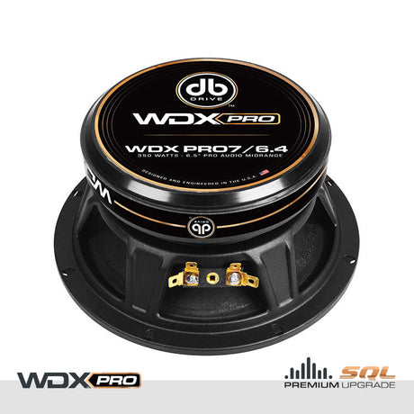 DB Drive WDXPRO7/6.4 : 6.5" Wide Frequency Range - Pro Audio Midrange/1 Pair