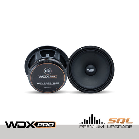 DB Drive WDXPRO7/6.8S : 6.5" Wide Freq Range-ProAudio Mid 1.5in KSV VC papercone w/cloth surround, Ferrite (Single)