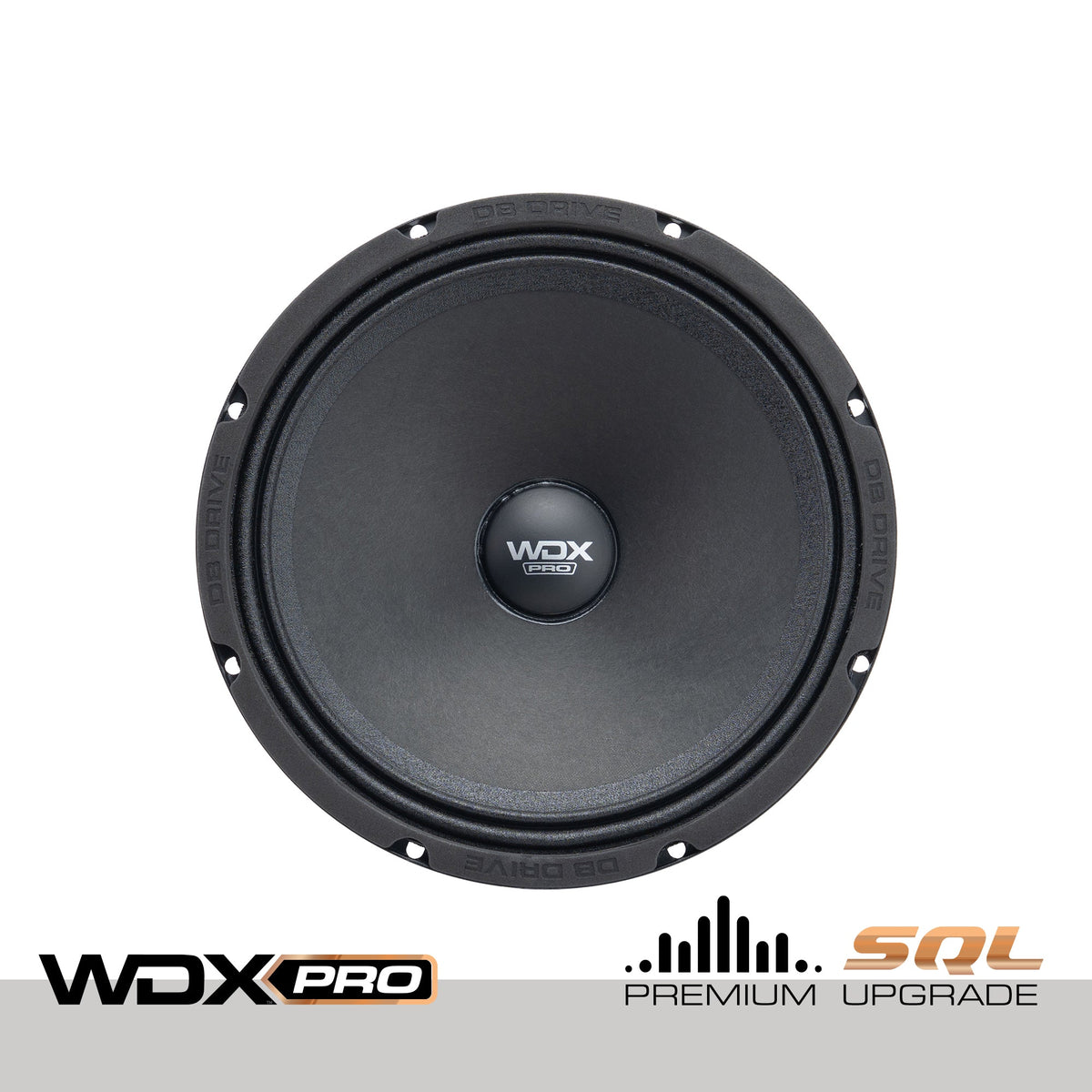 DB Drive WDXPRO7/8.8S : 8" Wide Freq Range-ProAudio mid, 1.5in TIL VC, papercone w/cloth surround, Ferrite (Single)