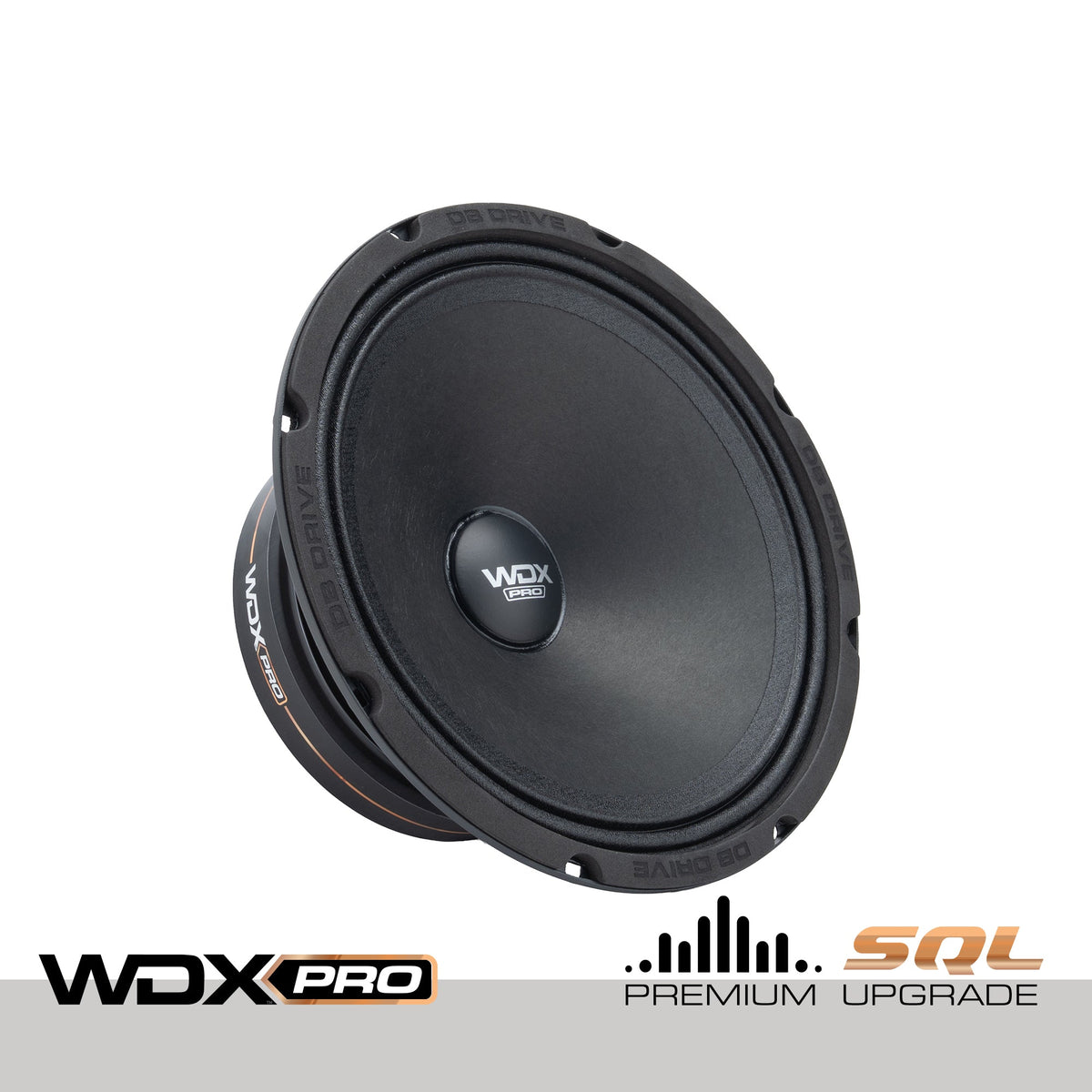 DB Drive WDXPRO7/8.8S : 8" Wide Freq Range-ProAudio mid, 1.5in TIL VC, papercone w/cloth surround, Ferrite (Single)