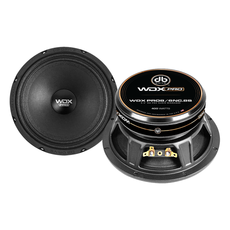 DB Drive WDXPRO8/6NC.8S : 6.5" Wide Freq Range-ProAudio MidBass 1.5in TIL VC papercone w/cloth surround