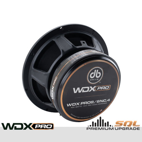 DB Drive WDXPRO8/6NC.4 : 6.5" Neo-Charged PRO Audio Midbass (1 Pair)